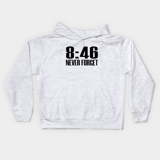 Never Forget Social Justice George Breath Kids Hoodie by Mellowdellow